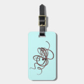 Riesenoctopus Gepäckanhänger (Vorderseite vertikal)