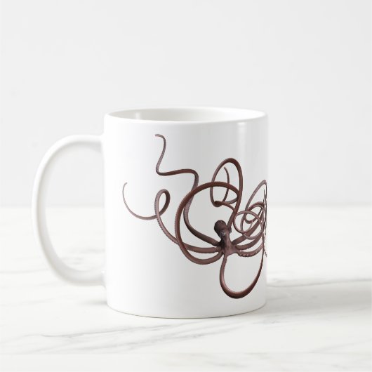 Riesenoctopus Kaffeetasse (Links)