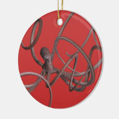 Riesenoctopus Keramik Ornament (Links)