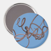 Riesenoctopus Magnet (Vorderseite/Rückseite)