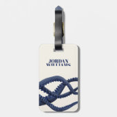 Riesenoctopus Tentacles Gepäckanhänger (Rückseite vertikal)