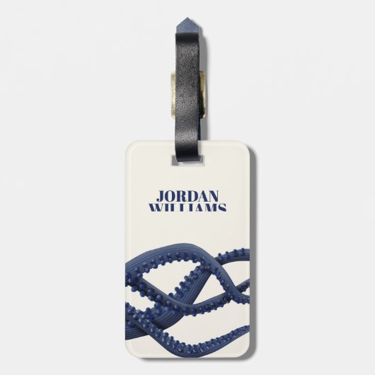 Riesenoctopus Tentacles Gepäckanhänger (Rückseite vertikal)