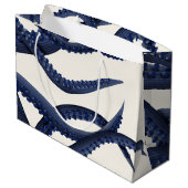 Riesenoctopus Tentacles Große Geschenktüte (Rückseite Schrägansicht)