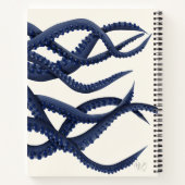 Riesenoctopus Tentacles Notizblock (Rückseite)