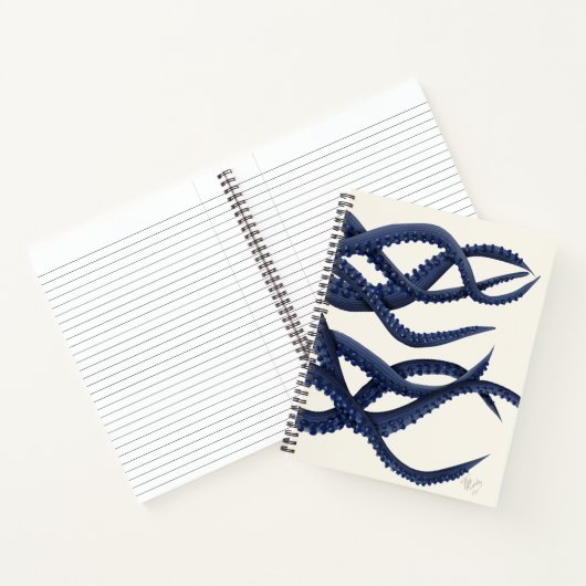 Riesenoctopus Tentacles Notizblock (Innenseite)