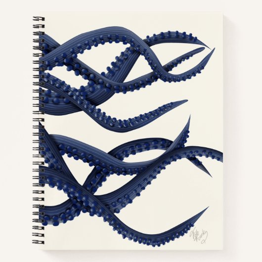 Riesenoctopus Tentacles Notizblock (Vorderseite)
