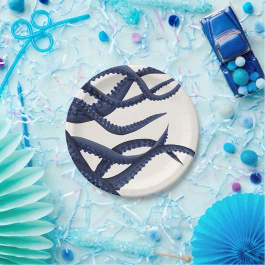 Riesenoctopus Tentacles Pappteller (Party)