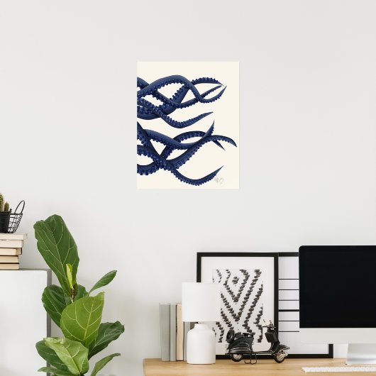 Riesenoctopus Tentacles Poster (Heimbüro)