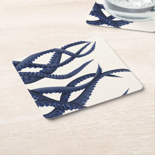 Riesenoctopus Tentacles Rechteckiger Pappuntersetzer (angewinkelt)