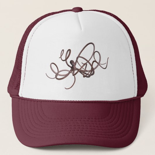 Riesenoctopus Truckerkappe (Vorderseite)