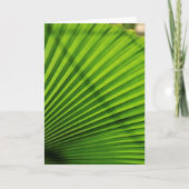 Riesenpalmenmuster Karte (Vorderseite)