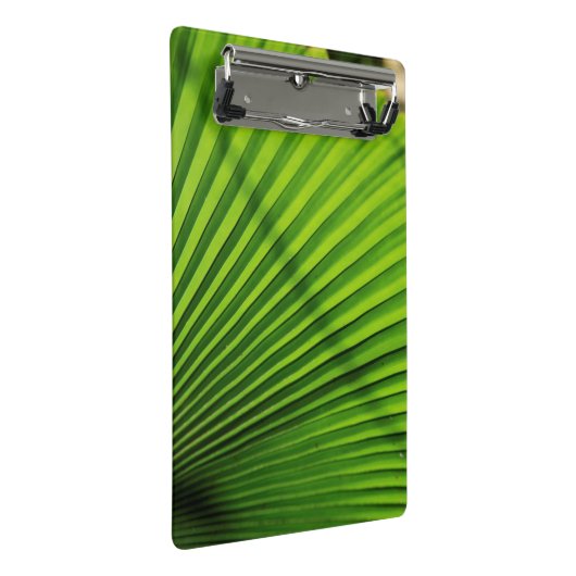 Riesenpalmenmuster Mini Klemmbrett (Schrägansicht)