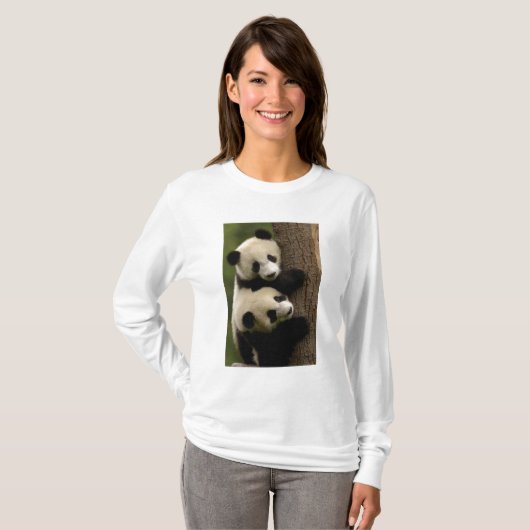 Riesenpanda (Ailuropoda melanoleuca) 2 T-Shirt (Vorne ganz)