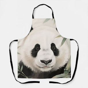 Riesenpanda-Bambus-Porträt Schürze