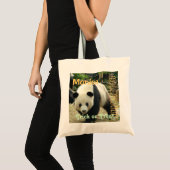 Riesenpanda-Halloween-Trick Tragetasche (Vorderseite (Produkt))