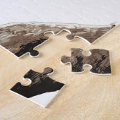 Riesenpanda in einem wilden Tierzoo Fotografie. Puzzle (Seite)