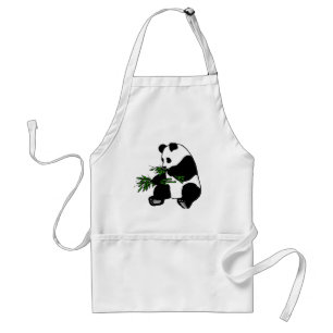 Riesenpanda isst Bambus Schürze