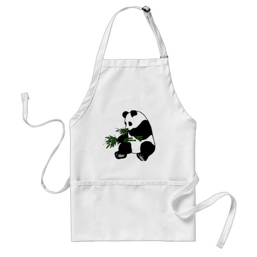 Riesenpanda isst Bambus Schürze (Vorne)