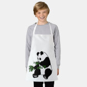 Riesenpanda isst Bambus Schürze (Getragen)