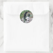 Riesenpanda isst Mittagskleber Runder Aufkleber (Tasche)