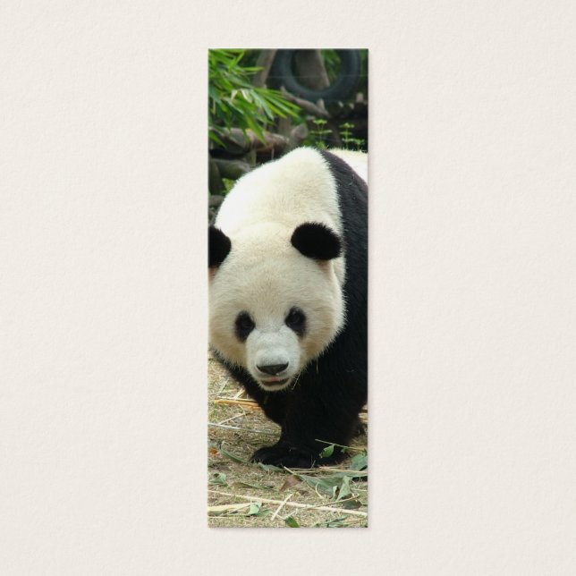 Riesenpanda-Mini-Lesezeichen (Vorderseite)