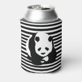Riesenpanda und Streifen Dosenkühler (Kanne Rückseite)