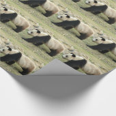 Riesenpanda-Urlaub Geschenkpapier (Ecke)
