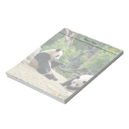 Riesenpandas Notizblock (Rotiert)