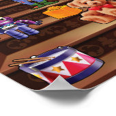 Riesenposter, Weihnachtswerkstatt Weihnachtsfeierl Poster (Ecke)