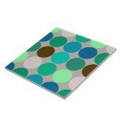 Riesenpunkte aus der Mitte des Jahrhunderts, türki Fliese (Seite)