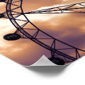 Riesenrad am Himmel Poster (Ecke)