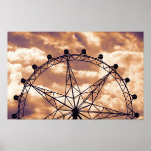 Riesenrad am Himmel Poster