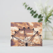Riesenrad am Himmel Postkarte (Stehend Vorderseite)
