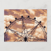 Riesenrad am Himmel Postkarte (Vorderseite)