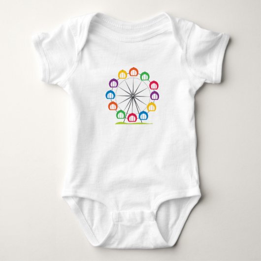 Riesenrad Baby Strampler (Vorderseite)