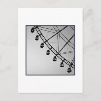Riesenrad bei Dämmerung Postkarte
