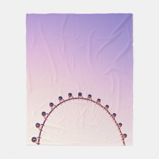 Riesenrad Fleecedecke (Vorderseite)