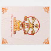 Riesenrad Fleecedecke (Vorderseite (Horizontal))