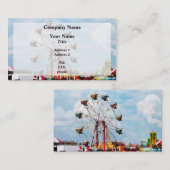 Riesenrad gegen blauen Himmel Visitenkarte (Vorne/Hinten)