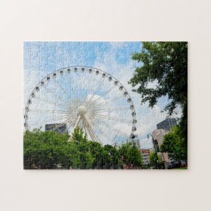 Riesenrad Georgia mit Blick in den Himmel . Puzzle