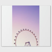Riesenrad Geschenkpapier (Flach)