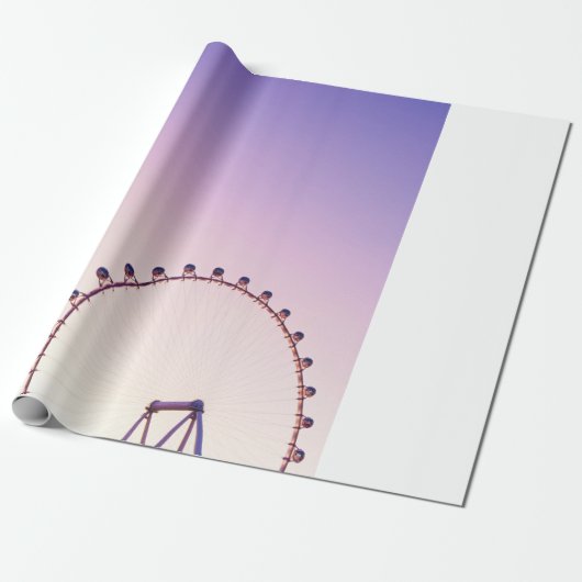 Riesenrad Geschenkpapier (Ungerollt)