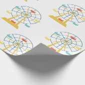 Riesenrad Geschenkpapier (Ecke)