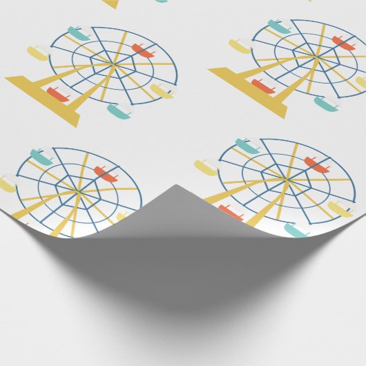 Riesenrad Geschenkpapier (Ecke)