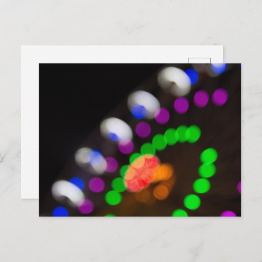 RIESENRAD HAAGER HERBSTFEST UNSCHARF POSTKARTE (Vorne/Hinten)