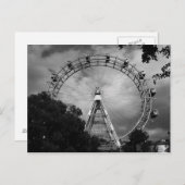 Riesenrad in Wien Österreich Postkarte (Vorne/Hinten)