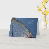 Riesenrad Karte (Gelbe Blume)