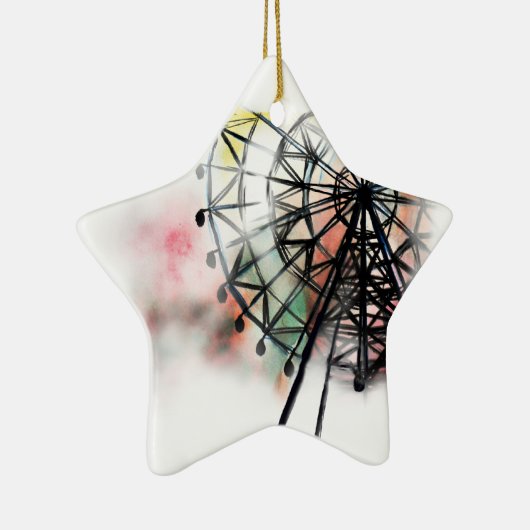 Riesenrad Keramik Ornament (Rechts)