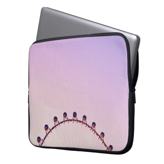 Riesenrad Laptopschutzhülle (Vorderseite Links)