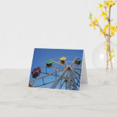 Riesenrad notecard karte (Gelbe Blume)